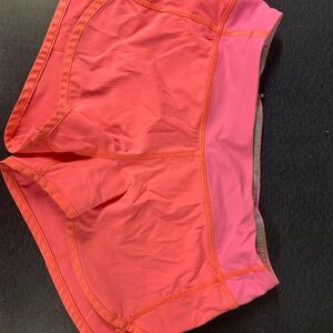 Girls Pink Athletic Shorts